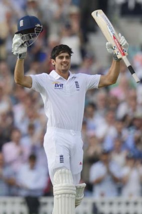 Weapon ... England's ''hardened'' Alastair Cook.