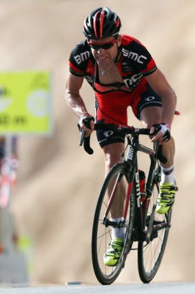 Pedal power: Cadel Evans will rely on teamwork in the world championships in Italy.