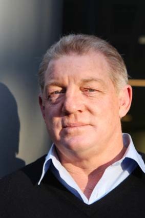 Clearing the decks ... Phil Gould.