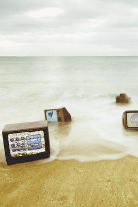 All washed up: Traditional television is facing an unprecedented challenge from online viewing.