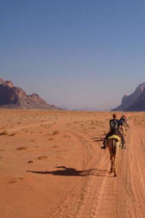 Get the hump … a camel trek into the surrounding desert.