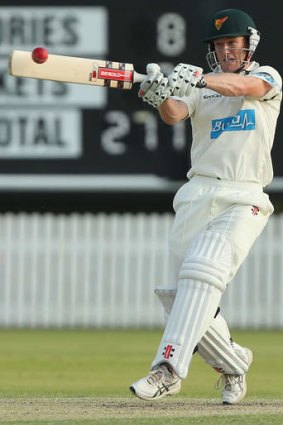 George Bailey in action for Tasmania.