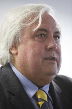"This is a case of third-party interference in a contract, and they should be held accountable as to why they have breached Australian contract law" ... Clive Palmer.