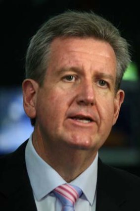 Pressure on state government finances are forcing Barry O'Farrell to raise the possibility of lifting the base of the GST.