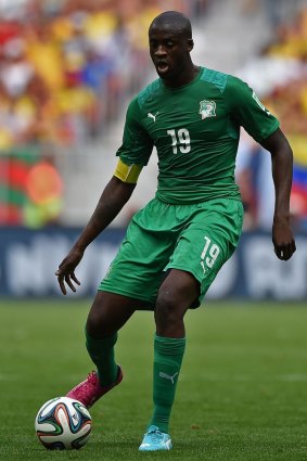 Ivory Coast midfielder Yaya Toure.