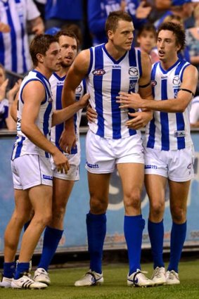 Hamish McIntosh (centre) will move to Geelong.