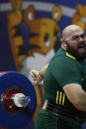 Damon Kelly ... Sport: Weightlifting, Height: 182cm, Weight: 149kg.