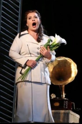 Dramatic style: Lianna Haroutounian as Desdemona. 