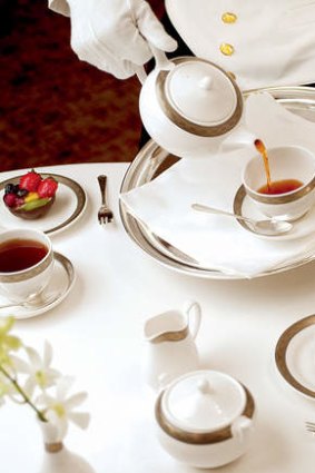 Royalty: The refined QE and QM2 are perfect for some afternoon tea on the high seas.