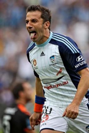 Homeward bound: Sydney FC star Alessandro Del Piero.