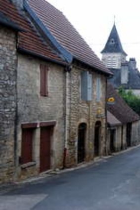 The streets of L'Hopital Saint-Jean.