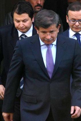 Turkey's Foreign Minister Ahmet Davutoglu.