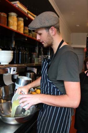 Freshly squeezed &#8230; Jai Pyne and Tara Byrne, of Fleetwood Macchiato in Erskineville, have joined a growing trend of eateries that create their own carbonated drinks.