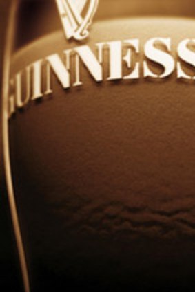Charge your glassess. Guinness sales were up 13 per cent.