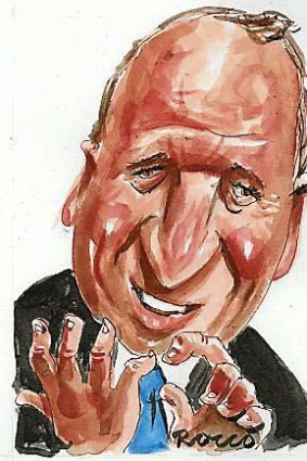 Barnaby Joyce cartoon