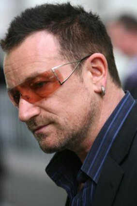 Bono or bonehead? ... U2 frontman Paul Hewson aka Bono.