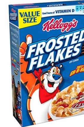 Sales in Kellogg's US breakfast division fell by 5.5 per cent in the first quarter.
