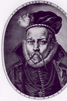 Portrait of Tycho 
 Brahe.