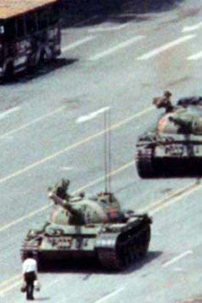 The image synonymous with the Tiananmen Square protests of 1989.