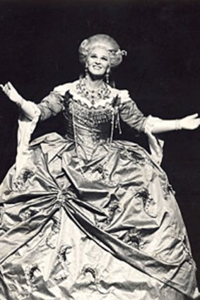 One of her finest performances... Heather Begg as the Princess of Bouillon in the Australian Opera production of Adriana Lecouvreur in 1984.