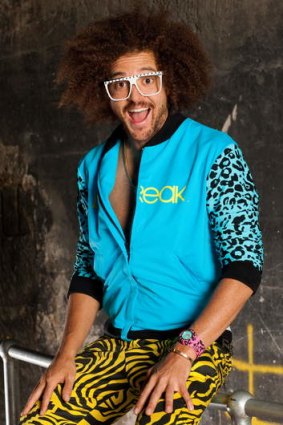 Vanishing act ... Redfoo's song dropped off iTunes, he claims.
