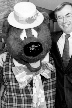 Old mates: Humphrey with John Howard.