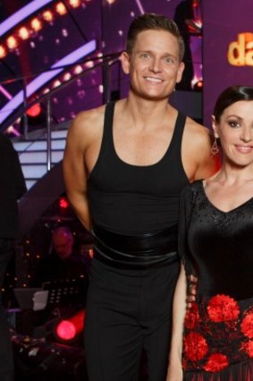 The three grand finalists of season 13 of Dancing With The Stars - Tina Arena, Cosentino and Rhiannon Fish.