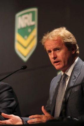 Not ready to act: NRL boss Dave Smith.