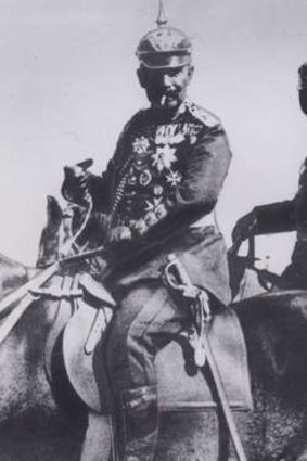 Descent into war: Wilhelm II Kaiser of Germany with Helmuth von Moltke.