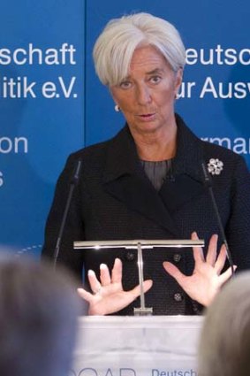 IMF managing director Christine Lagarde: Economists urge Australian banks to boost capital.
