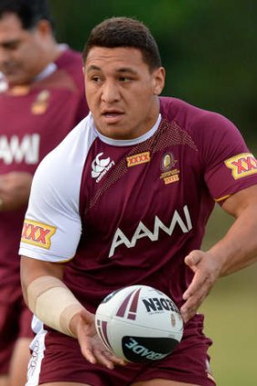 "I can't believe Papa?s not starting. He's one of the best back-rowers in the competition at the moment": Maroons stalwart Shaun Berrigan on Josh Papalii.