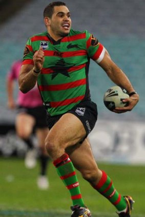 Own twist &#8230; Souths centre Greg Inglis in top form.