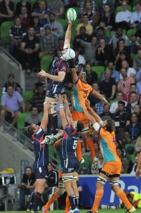 Class above: The Rebels outclassed the Cheetahs in Melbourne.