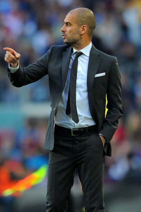 Genius &#8230; Josep Guardiola is standing on the shoulders of giants as he reaches for the stars.