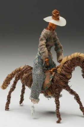 Toy as art: Horse and Cowboy, 1999, by Tristan Young, National Museum of Australia