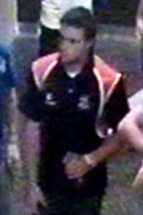 Police seek this man, aged between 20 and 25, of medium build and approximately 183 centimetres tall.