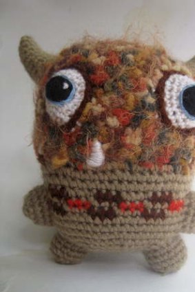 Crochet monster by Julie Ramsden.