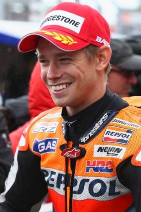 One more race and then it's over: Casey Stoner.