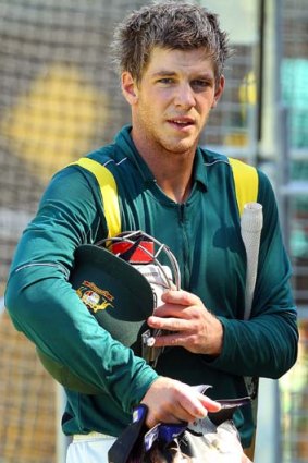 Gloves off &#8230; it's a waiting game for Tasmanian Tim Paine.