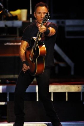 Author? ... Bruce Springsteen in concert.