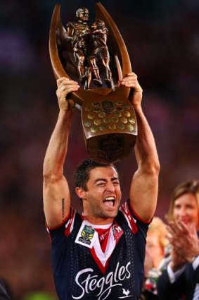 Record chaser: Roosters stalwart Anthony Minichiello.