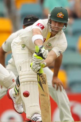 Low on runs: Phillip Hughes is backed by the skipper.