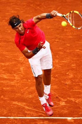 Surface tension: Rafael Nadal is 'the man on clay'.