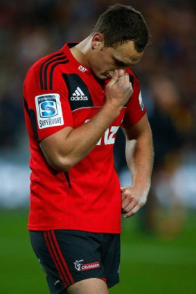 Crusade over ... Israel Dagg shows his disappointment after the loss to the Chiefs.