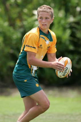 A young Matt Moylan in the 2009 Youth Trans Tasman under-18 boys comp. 