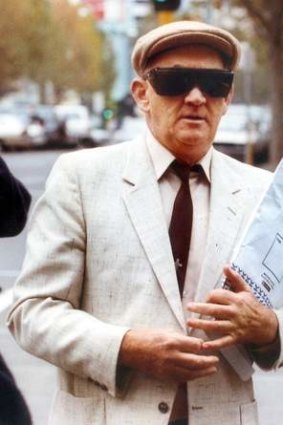 Gerald Ridsdale outside court at an earlier hearing.