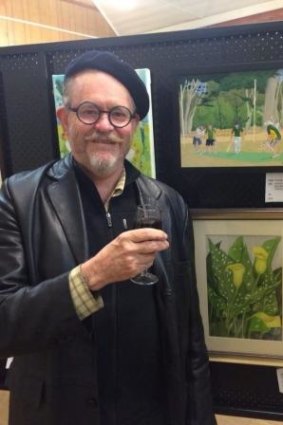 Cricket Australia’s retiring public affairs guru Peter Young, who is about to become a full-time artist.
