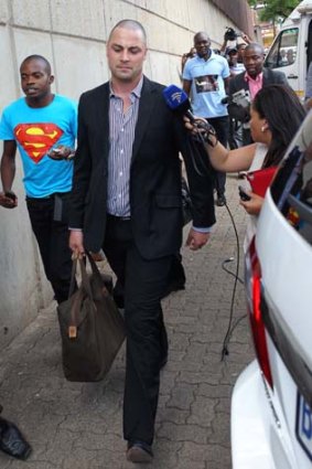 Charged ... Carl Pistorius.