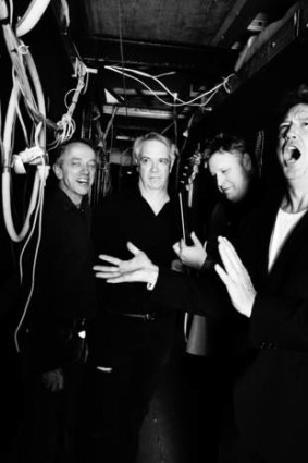 (Left to right) The Sunnyboys: Richard Burgman, Bil Bilson, Jeremy Oxley and Peter Oxley.