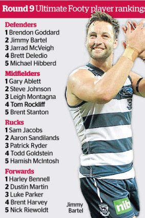 Jimmy Bartel has made a seamless transition into defence.